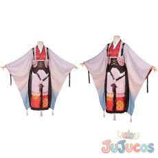 画像1: 栗花落カナヲ　お正月　コスプレ衣装　鬼滅の刃　コスチューム　JUJUcosplay (1)