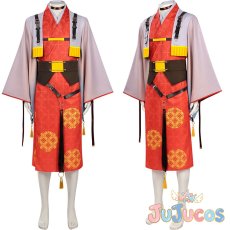 画像1: 我妻善逸　お正月　コスプレ衣装　鬼滅の刃　コスチューム　JUJUcosplay (1)