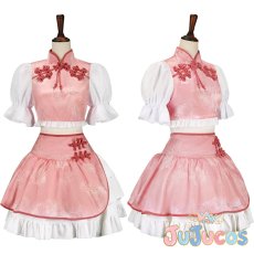 画像1: 鹿目まどか　チャイナガール　コスプレ衣装　魔法少女まどか☆マギカ　コスチューム　JUJUcosplay (1)