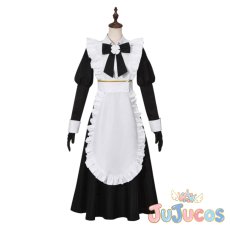 画像1: 花岡ユズ(メイド)　コスプレ衣装　ブルーアーカイブ　コスチューム　JUJUcosplay (1)