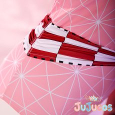 画像6: 竈門禰豆子　水着　コスプレ衣装　鬼滅の刃　コスチューム　JUJUcosplay (6)