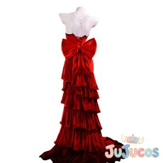 画像3: エアリス　ドレス　コスプレ衣装　ファイナルファンタジーVII リメイク　コスチューム　JUJUcosplay (3)