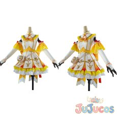 画像1: 小泉花陽　お化粧の魔法編　コスプレ衣装　ラブライブ! School idol project　コスチューム　JUJUcosplay (1)