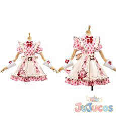 画像1: 矢澤にこ　メイド・イン・ワンダーランド チェス盤の庭　コスプレ衣装　ラブライブ! School idol project　コスチューム　JUJUcosplay (1)
