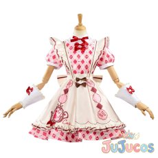 画像2: 矢澤にこ　メイド・イン・ワンダーランド チェス盤の庭　コスプレ衣装　ラブライブ! School idol project　コスチューム　JUJUcosplay (2)