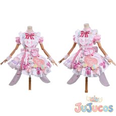 画像1: 鈴木羽那　シャニソン　I'm a Cutie Finder　コスプレ衣装　アイドルマスター シャイニーカラーズ　コスチューム　JUJUcosplay (1)