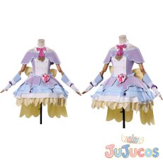 画像1: キュアアンサー/明智あんな　変身後　コスプレ衣装　名探偵プリキュア!　コスチューム　JUJUcosplay (1)