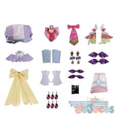 画像5: キュアアンサー/明智あんな　変身後　コスプレ衣装　名探偵プリキュア!　コスチューム　JUJUcosplay (5)