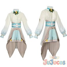 画像1: 日野森志歩　花咲く乙女の羽衣　音と音を合わせて　コスプレ衣装　プロジェクトセカイ カラフルステージ！ feat. 初音ミク　コスチューム　JUJUcosplay (1)