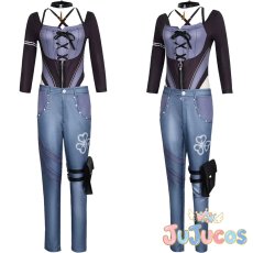 画像1: 桐谷遥　Unshakable belief　突きつけられた現実　Rise and Strive　コスプレ衣装　プロジェクトセカイ カラフルステージ！ feat. 初音ミク　コスチューム　JUJUcosplay (1)