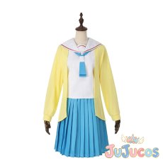 画像2: 諌山真実　制服　コスプレ衣装　超かぐや姫！　コスチューム　JUJUcosplay (2)
