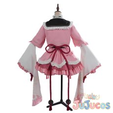 画像4: VTuber　百鬼あやめ　和風メイド衣装　コスプレ衣装　バーチャルYouTuber　コスチューム　JUJUcosplay (4)
