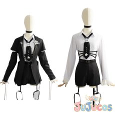 画像1: VTuber　椎名唯華　スーツ衣装　コスプレ衣装　バーチャルYouTuber　コスチューム　JUJUcosplay (1)