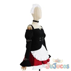 画像3: めぐみん　バイト服　コスプレ衣装　この素晴らしい世界に爆焔を!　コスチューム　JUJUcosplay (3)