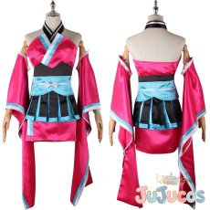 画像1: 初音ミク　大江戸ジュリアナイト　コスプレ衣装　VOCALOID　コスチューム　JUJUcosplay (1)