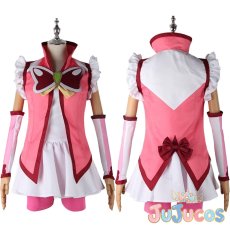 画像1: 夏木りん(キュアルージュ)　キュアルージュ　コスプレ衣装　Yes!プリキュア5　コスチューム　JUJUcosplay (1)