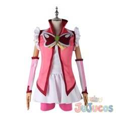 画像2: 夏木りん(キュアルージュ)　キュアルージュ　コスプレ衣装　Yes!プリキュア5　コスチューム　JUJUcosplay (2)