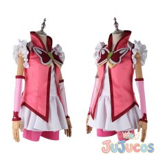 画像4: 夏木りん(キュアルージュ)　キュアルージュ　コスプレ衣装　Yes!プリキュア5　コスチューム　JUJUcosplay (4)