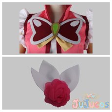 画像5: 夏木りん(キュアルージュ)　キュアルージュ　コスプレ衣装　Yes!プリキュア5　コスチューム　JUJUcosplay (5)