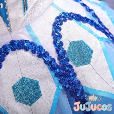 画像5: ラブライブ！サンシャイン!!　Aqours　黒澤ルビィ　みんな大好き　WATER BLUE NEW WORLD　覚醒後　コスプレ衣装 (5)