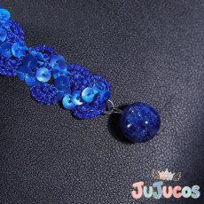 画像8: ラブライブ！サンシャイン!!　Aqours　黒澤ルビィ　みんな大好き　WATER BLUE NEW WORLD　覚醒後　コスプレ衣装 (8)