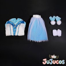 画像9: ラブライブ！サンシャイン!!　Aqours　黒澤ルビィ　みんな大好き　WATER BLUE NEW WORLD　覚醒後　コスプレ衣装 (9)
