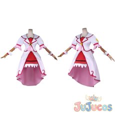 画像1: ドキドキ!プリキュア　円亜久里(キュアエース)　コスプレ衣装 (1)
