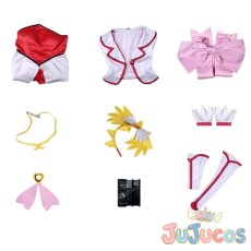 画像5: ドキドキ!プリキュア　円亜久里(キュアエース)　コスプレ衣装 (5)