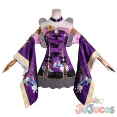 画像2: ラブライブ！サンシャイン!!　Aqours　小原鞠莉　チャイナドレス編　覚醒後　コスプレ衣装 (2)