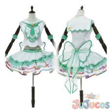 画像4: ラブライブ！サンシャイン!!　Aqours　ナインウェイブドルフィン　渡辺曜　高海千歌　国木田花丸　黒澤ダイヤ　黒澤ルビィ　津島善子　松浦果南　小原鞠莉　桜内梨子　コスプレ衣装 (4)