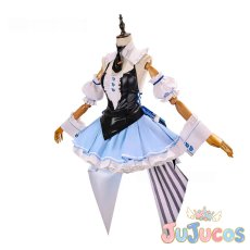 画像3: バーチャルYouTuber　VTuber　兎田ぺこら　フリフリバニードレス　コスプレ衣装 (3)
