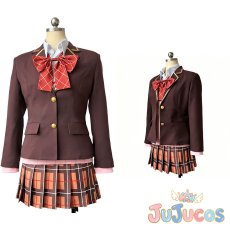 画像1: バーチャルYouTuber　Vtuber　家長むぎ　高校制服　コスプレ衣装 (1)