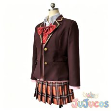 画像3: バーチャルYouTuber　Vtuber　家長むぎ　高校制服　コスプレ衣装 (3)