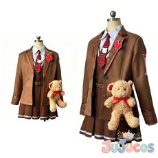 画像1: バーチャルYouTuber　VTuber　周央サンゴ　Beary School Time　コスプレ衣装 (1)