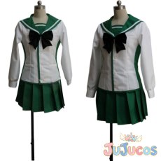 画像1: 学園黙示録 HIGHSCHOOL OF THE DEAD　宮本麗　コスプレ衣装 (1)