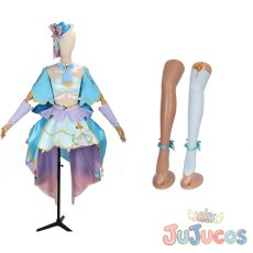 画像1: キュアエクレール　コスプレ衣装　名探偵プリキュア!　コスチューム　JUJUcosplay (1)