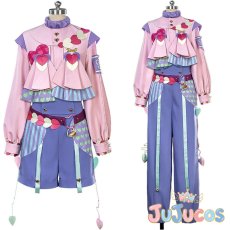 画像1: あんスタ！　白鳥藍良　Love Sign　コスプレ衣装　あんさんぶるスターズ！　コスチューム　JUJUcosplay (1)