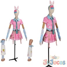 画像1: VTuber　兎田ぺこら　原宿　コスプレ衣装　バーチャルYouTuber　コスチューム　JUJUcosplay (1)