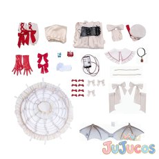 画像2: レミリア・スカーレット　Blood Ver.　コスプレ衣装　東方Project　コスチューム　JUJUcosplay (2)