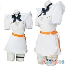 画像1: エレグ　メイド服　コスプレ衣装　勝利の女神：NIKKE　コスチューム　JUJUcosplay (1)