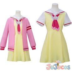 画像1: 真中らぁら　制服　コスプレ衣装　プリパラ　コスチューム　JUJUcosplay (1)