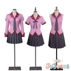 画像1: 戦場ヶ原ひたぎ　コスプレ衣装　化物語　コスチューム　JUJUcosplay (1)