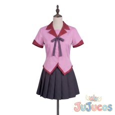画像2: 戦場ヶ原ひたぎ　コスプレ衣装　化物語　コスチューム　JUJUcosplay (2)