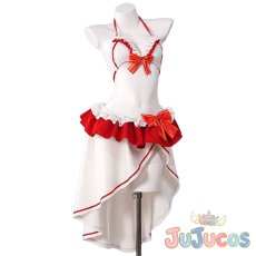 画像2: アスナ　水着　コスプレ衣装　ソードアート・オンライン　コスチューム　JUJUcosplay (2)