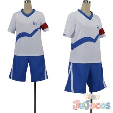 画像1: 南雲原中　ユニフォーム　フィールドプレイヤー　コスプレ衣装　イナズマイレブン　コスチューム　JUJUcosplay (1)