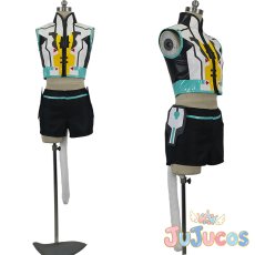 画像1: 鏡音リン　ネコサイバー　コスプレ衣装　VOCALOID　コスチューム　JUJUcosplay (1)
