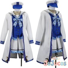 画像1: Aqours　渡辺曜　未来の僕らは知ってるよ　コスプレ衣装　ラブライブ！サンシャイン!!　コスチューム　JUJUcosplay (1)
