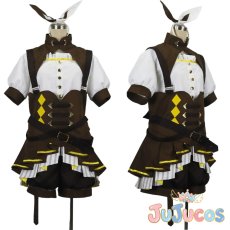 画像1: 鏡音リン　にっこり^^調査隊のテーマ　コスプレ衣装　プロジェクトセカイ カラフルステージ！ feat. 初音ミク　コスチューム　JUJUcosplay (1)