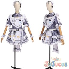 画像1: VTuber　白銀ノエル　きゅるるん大作戦　コスプレ衣装　バーチャルYouTuber　コスチューム　JUJUcosplay (1)