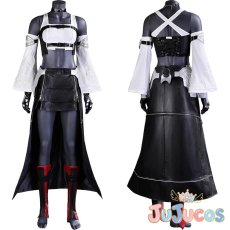 画像1: ティファ・ロックハート　黒魔道士　コスプレ衣装　ファイナルファンタジーVII リベレーション　コスチューム　JUJUcosplay (1)